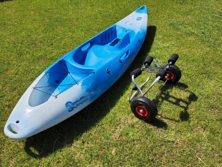Scooter Gemini Perception Single Sit on top Kayak with trolley