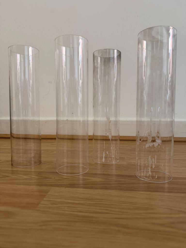 39 Hurricane candle holders 
