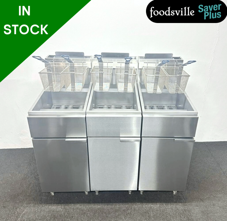 NEW Foodsville Lite Three Pan Six Basket 3 Burner Fryer - WITH 3 MONTH PAY PLAN OR 10% OFF!