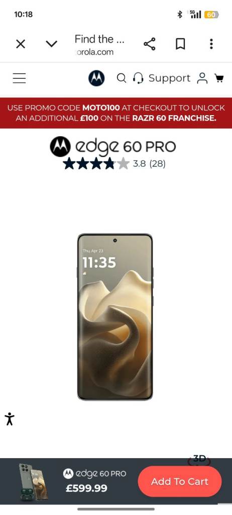 Motorola edge 60pro