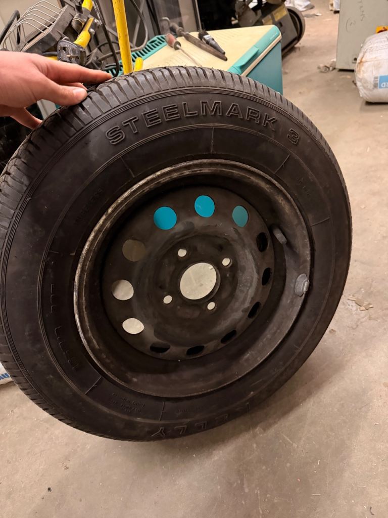 Spare car tyre - 165R13 82T