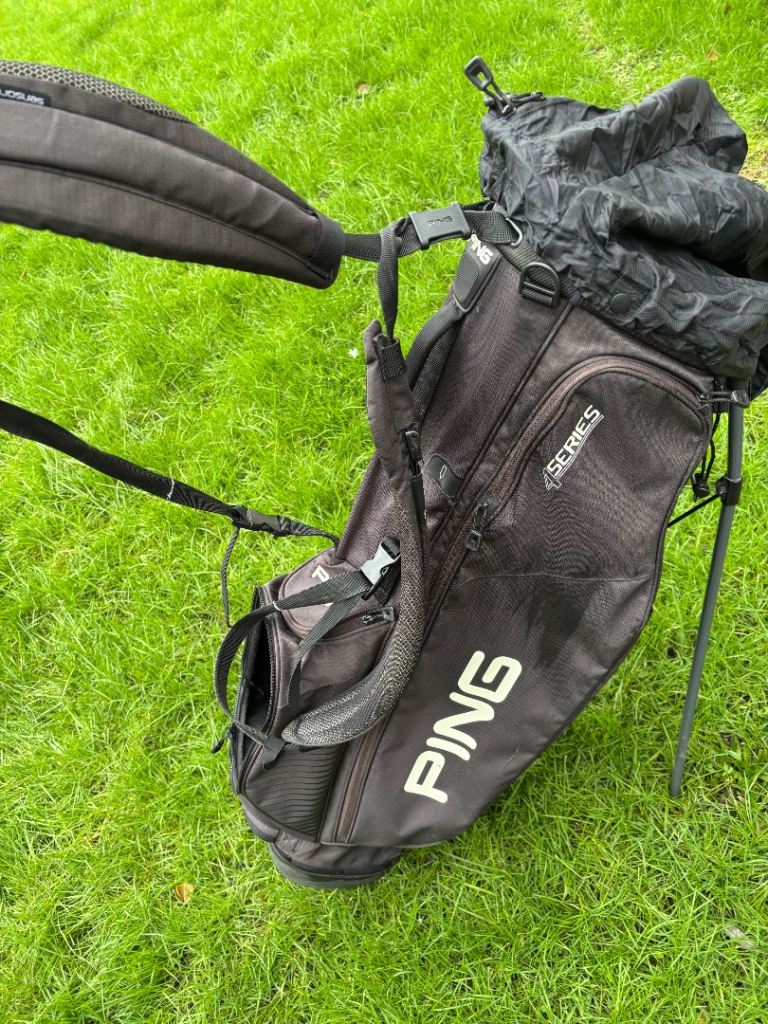 Ping 4 Series Golf Stand Bag 4 Way Divider Good Condition 