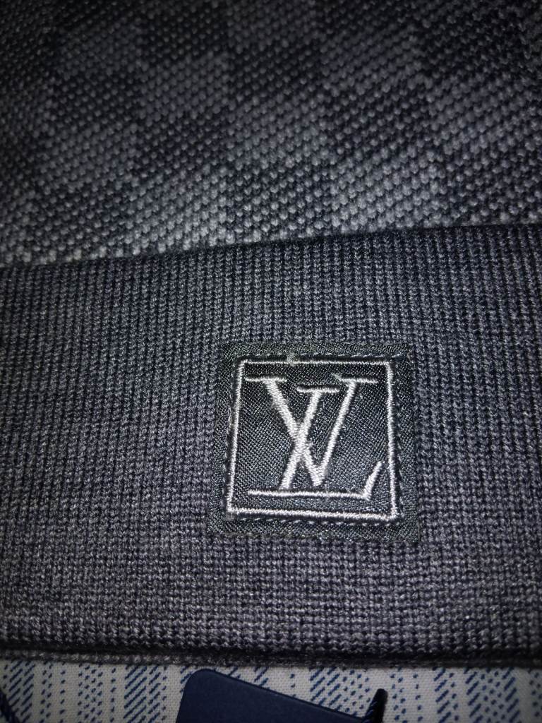 LV Light Grey Beanie