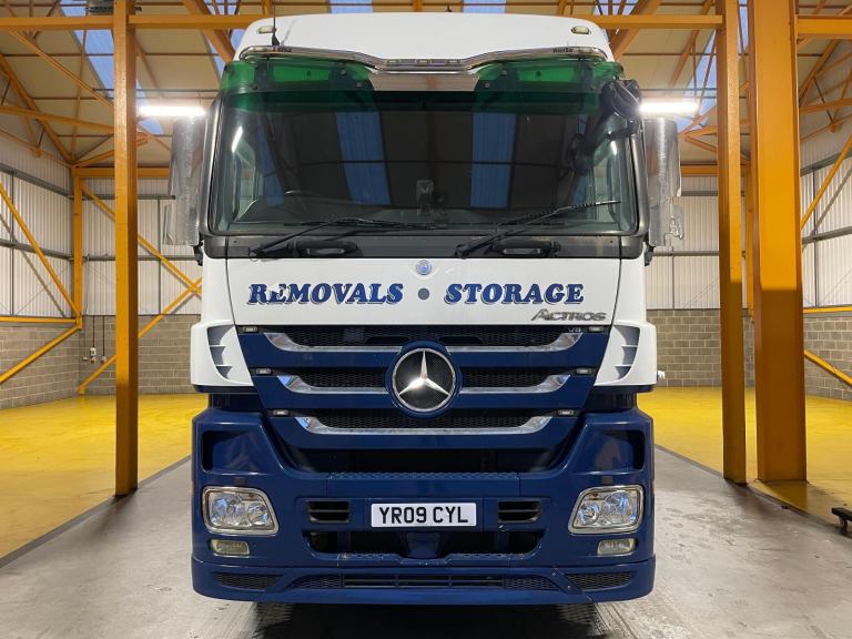 MERCEDES ACTROS MP3 1860 V8 EURO 5 4X2, 18 TONNE DRAWBAR SPEC REMOVAL BOX 