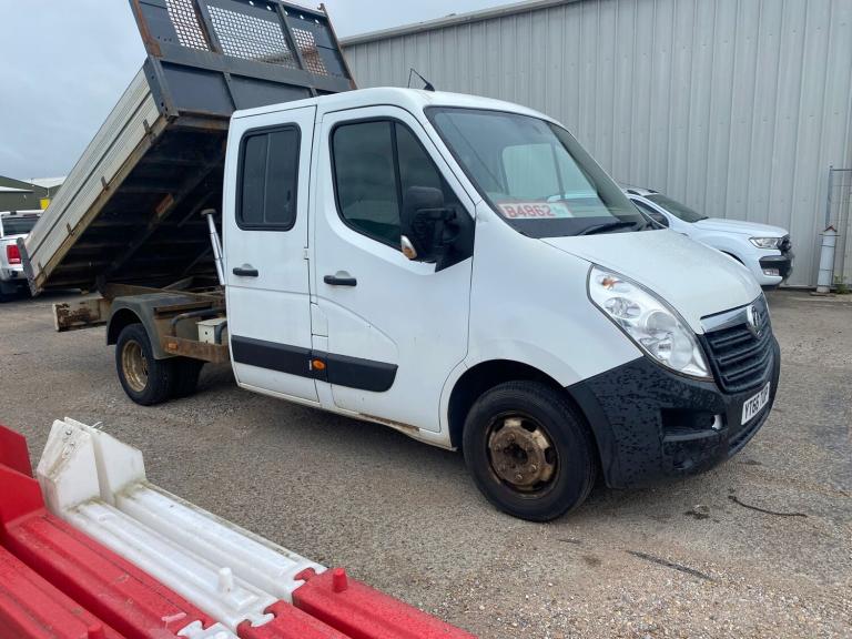 2016 Vauxhall Movano 2.3 CDTI H1 Crew Cab Tipper 125ps CHASSIS CAB Diesel Manual