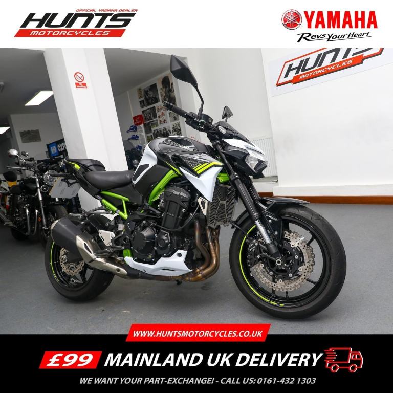 2021, '21 Kawasaki Z900. ONLY 6,225 MILES. Radiator Guard, Tail Tidy. £7,495