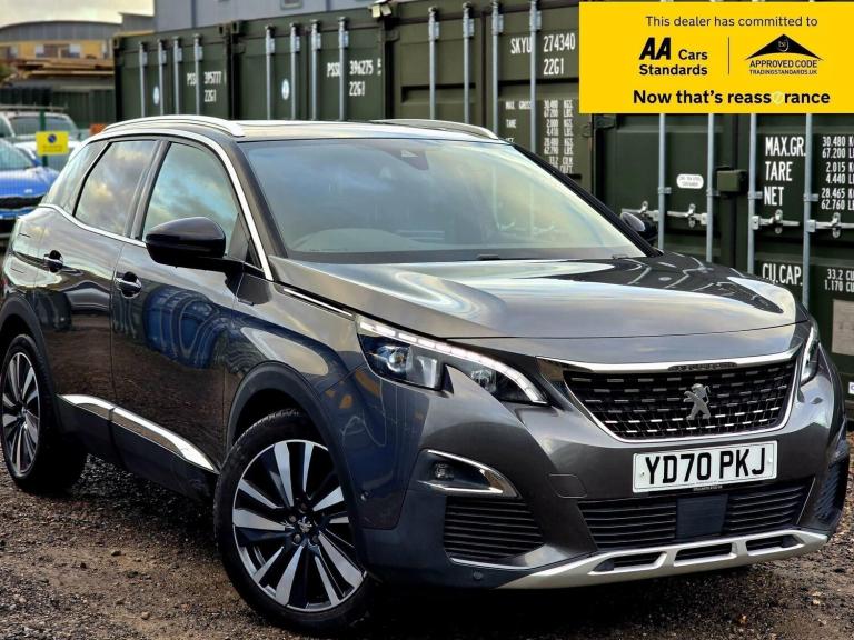 2020 Peugeot 3008 1.2 PureTech GT Line Premium SUV 5dr Petrol EAT Euro 6 (s/s) (130 ps) SUV Petro...