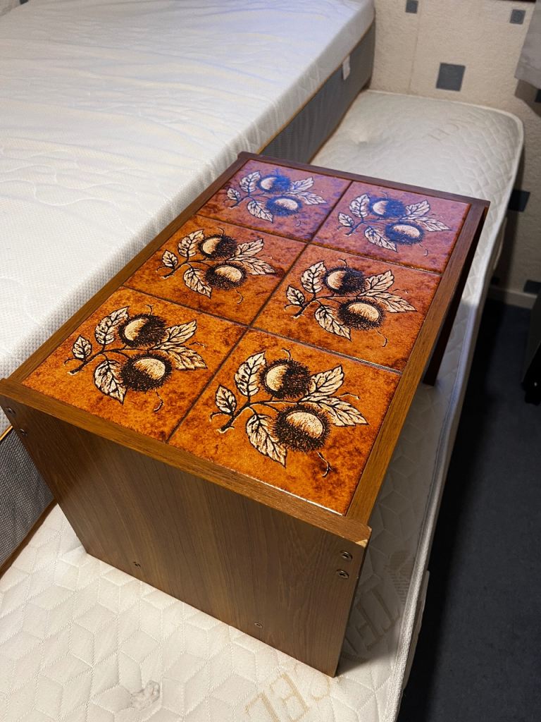 Vintage tiled top table