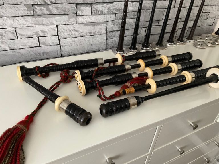 Vintage P Henderson Bagpipes