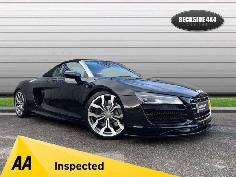 2014 Audi R8 5.2 FSI V10 Spyder 2dr Petrol S Tronic quattro Euro 5 (525 ps) AA INSPECTED Converti...