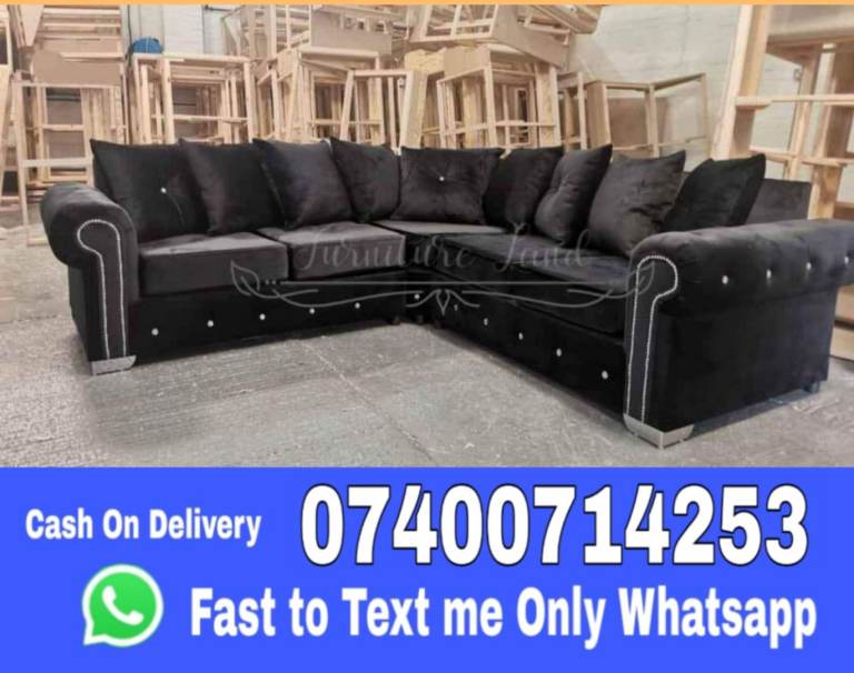☑♻❣Modern Luxury Ashwin Comfort in a Stylish 3+2 & Corner Sofa Set - Order Now
