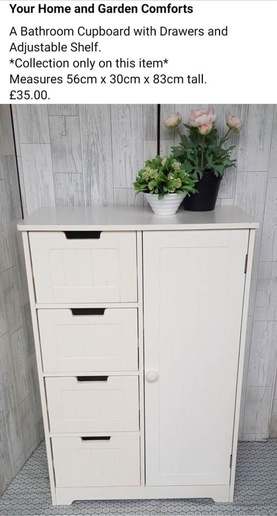 A Bathroom Storage Cupboard. 