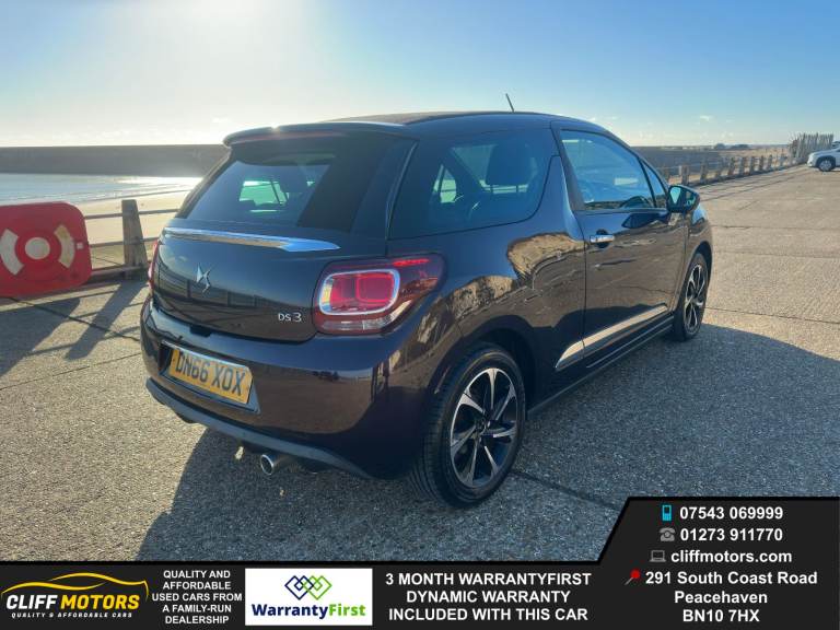 2016 DS DS3 Elegance - New Years MOT - £20 Road Tax - ULEZ Compliant - Convertible