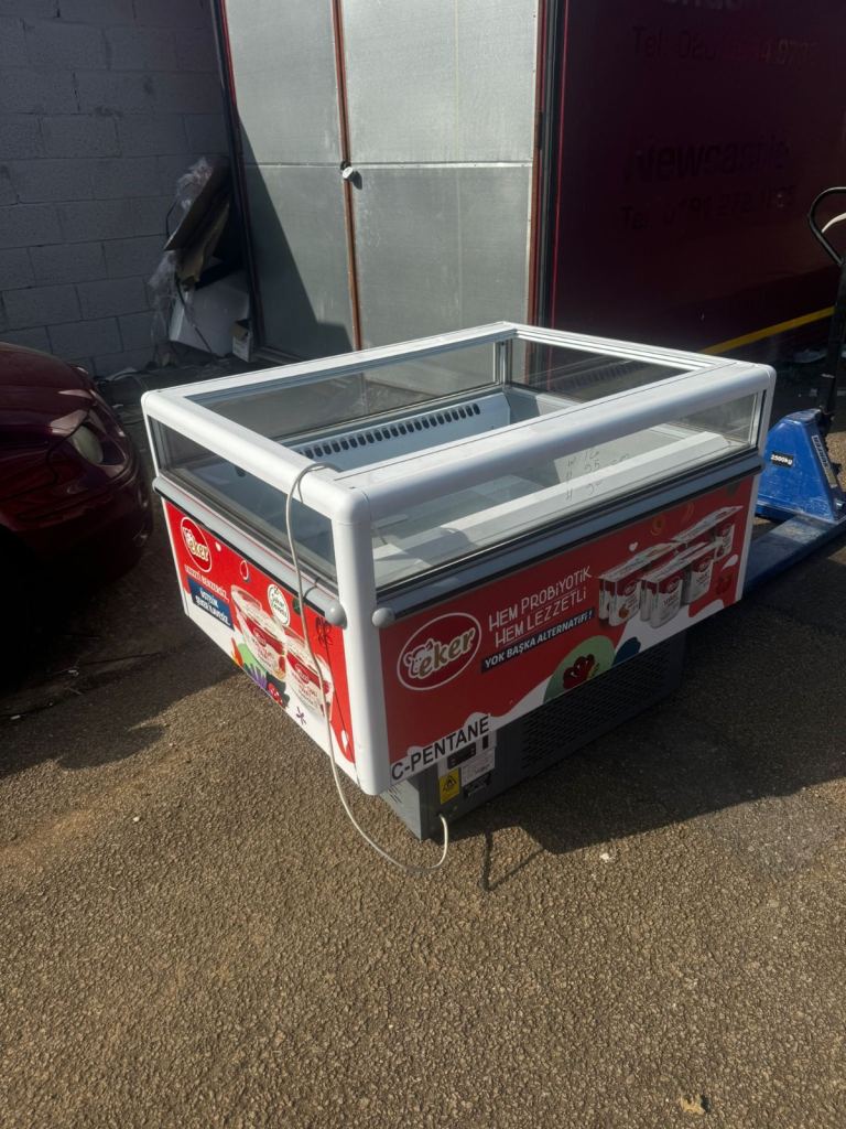 Commercial chest freezer display chest freezer cafe shop restaurant 