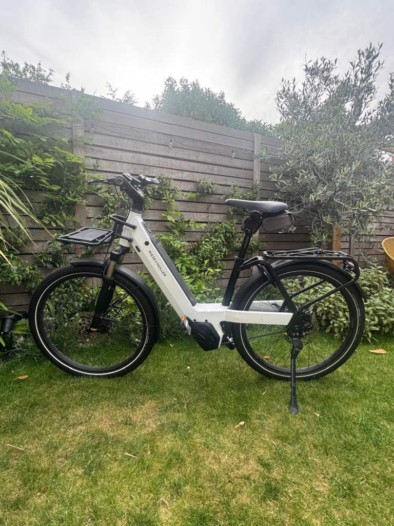 Riese & Muller Nevo Electric City Bike - White, Good Condition