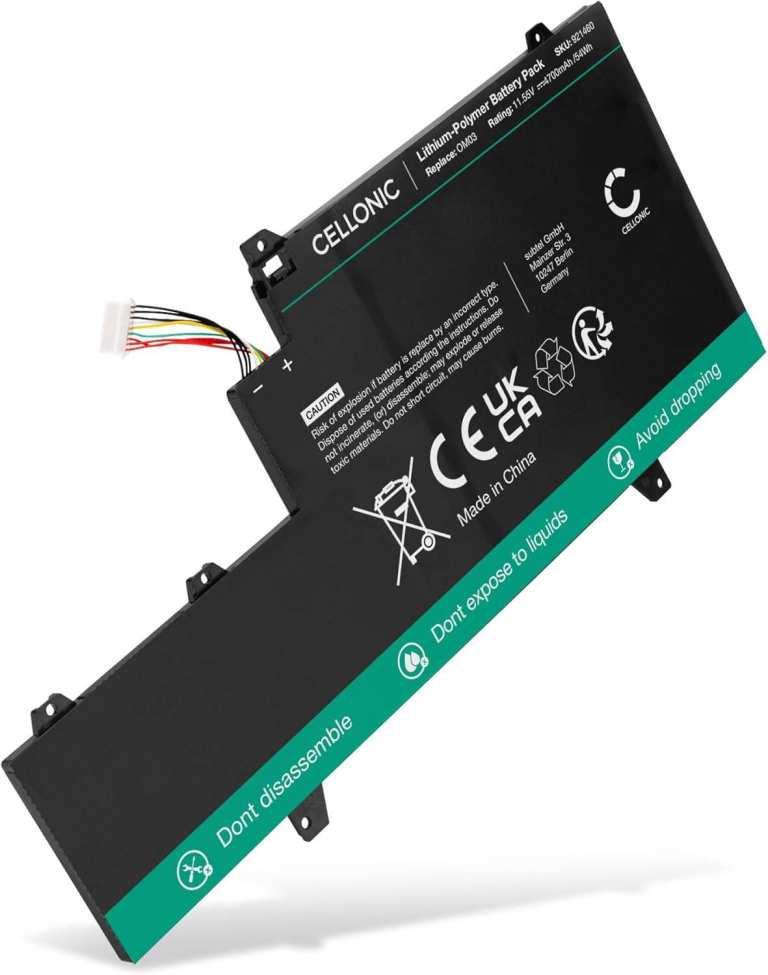 OMO3XL Battery for HP EliteBook x360 1030 G2 Laptops, 11.55 V, 4700 mAh, 54 Wh, New/Boxed/Sealed