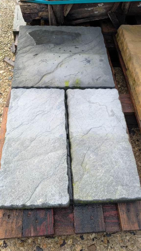 Cathedral paving in grey