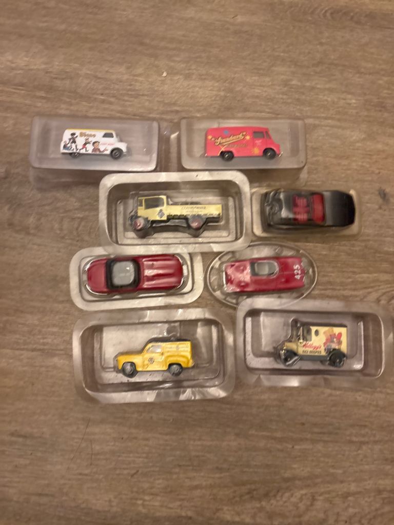 Mixed Diecast Car & Van Job Lot – Advertising / Classic / Retro Vehicles