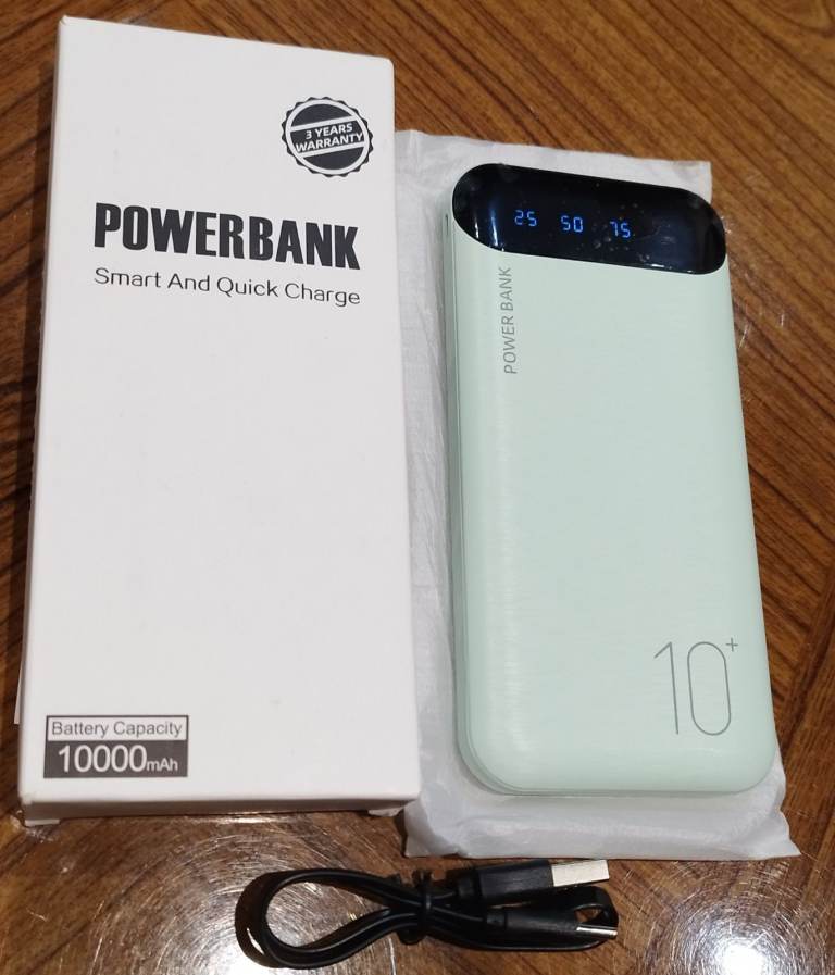 3Pack Power Bank 10000mAh Portable Charger Slim External Battery Pack with 2 USB 2.4A❗