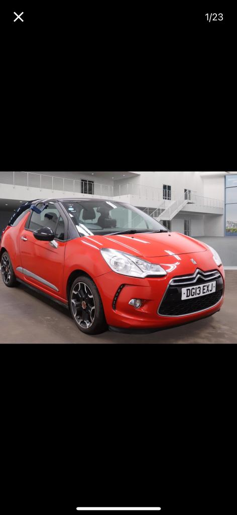 2013 Citroen DS3 1.6 VTi 16V DStyle Plus 3dr HATCHBACK Petrol Manual