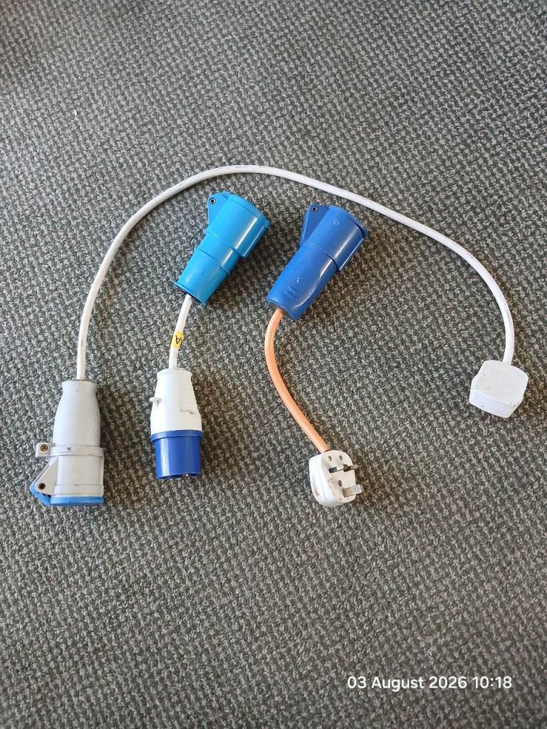 Caravan electric adapters 