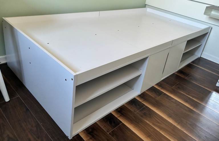 Single Kids Storage Cabin Bed + Mattress