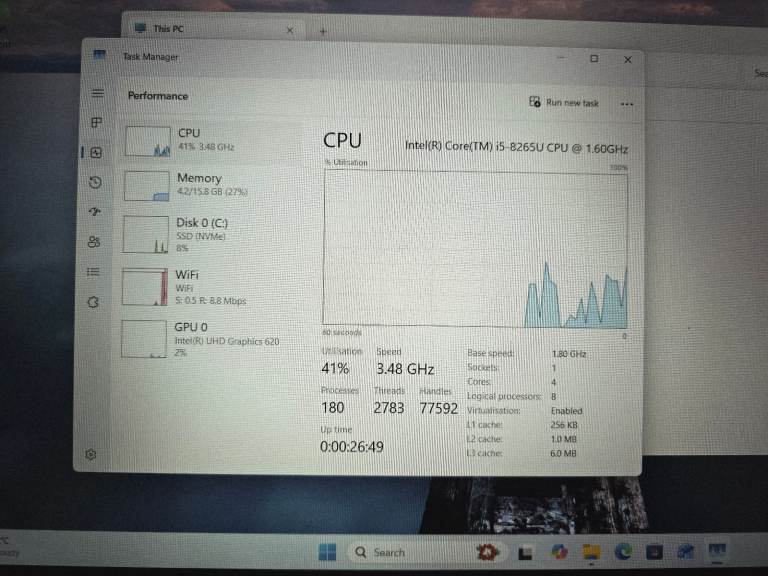 *SOLD*HP 650 G5 Intel 8th Gen i5 Laptop, 16GB, Full HD, Wifi, BT, Win 11 #usedpriceperformance