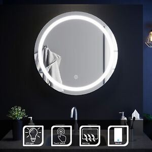 New Round Led Bathroom Mirror with Demister 600 x 600mm RRP £150 Our Price £90