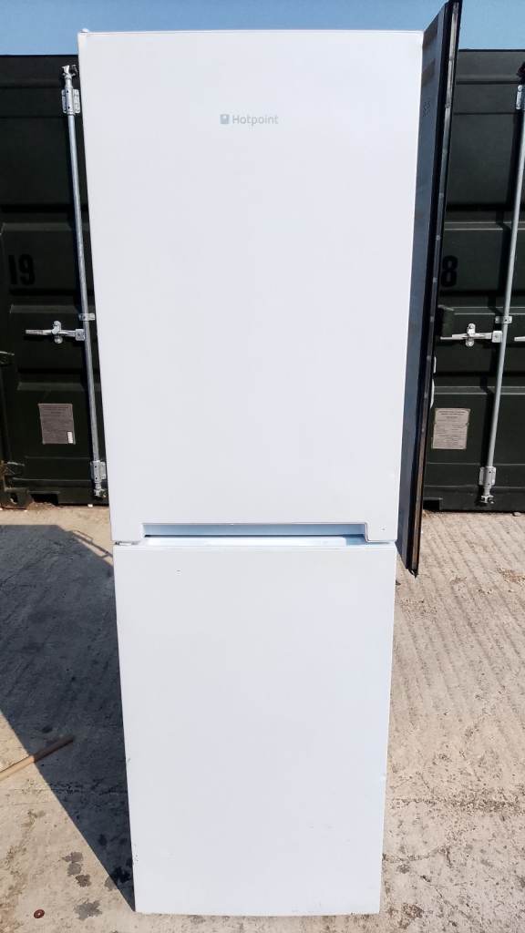 Hotpoint Freestanding Fridge Freezer – White, Good Condition