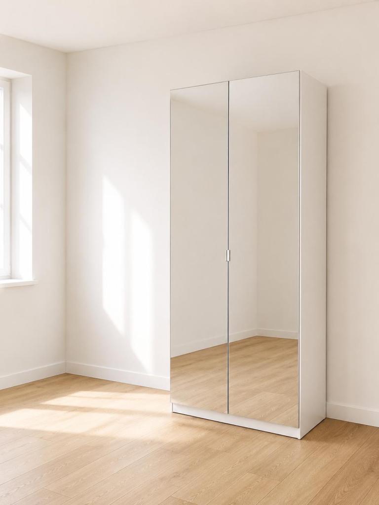 IKEA Mirrored Wardrobe - Delivery Available 