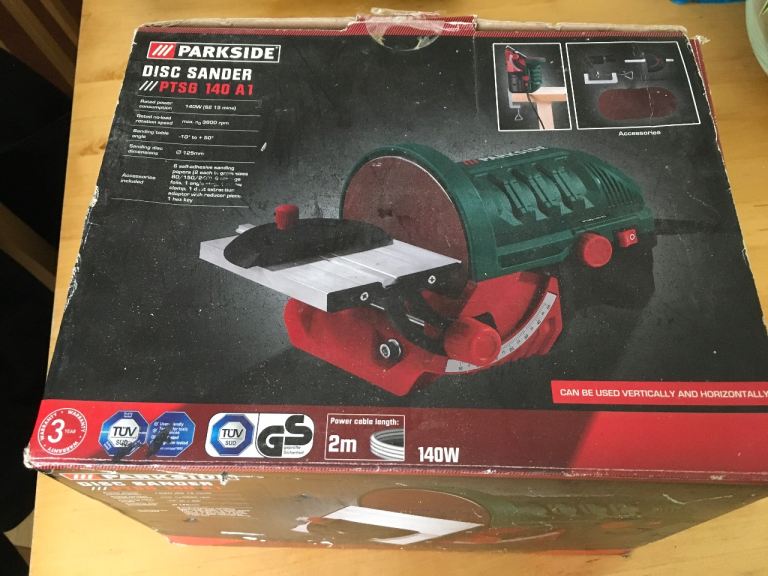 Parkside Disk Sander + Accessories 