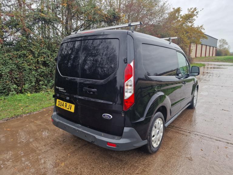 2014 Ford Transit Connect Black  Runs Needs Clutch  Spares Repairs  Roof Bars