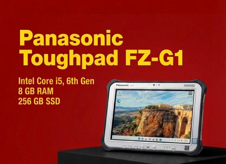 Panasonic toughpad fz-g1 I5-6th gen 8 gb ram 256 gb ssd 