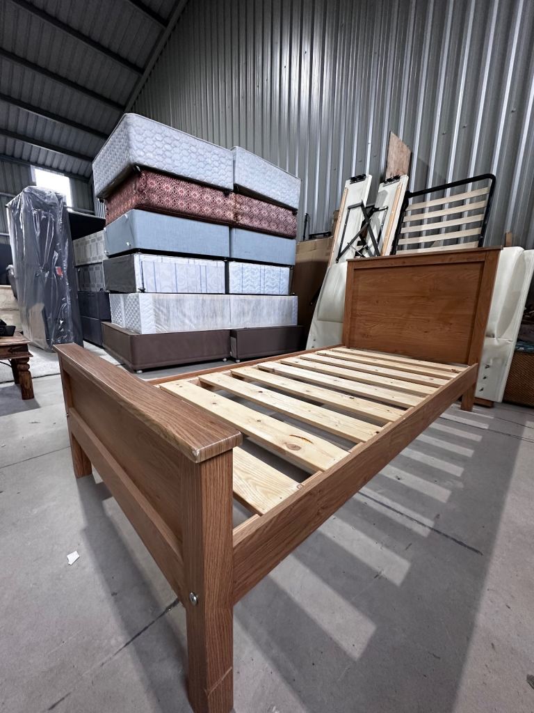 Lovely, nice single bed frame with lovely comfortable mattress