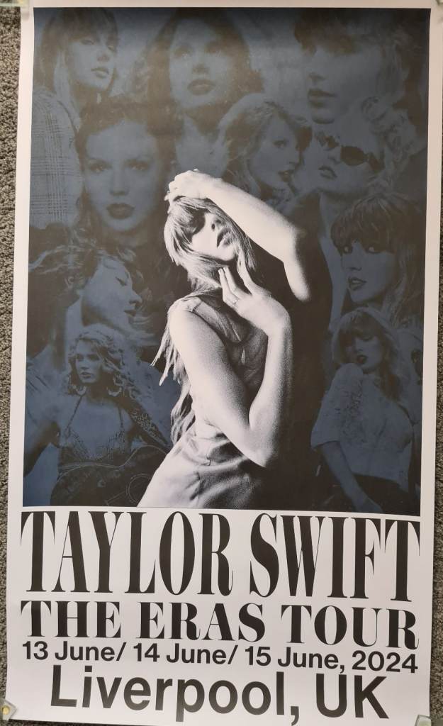 Official Taylor Swift tour publicity poster