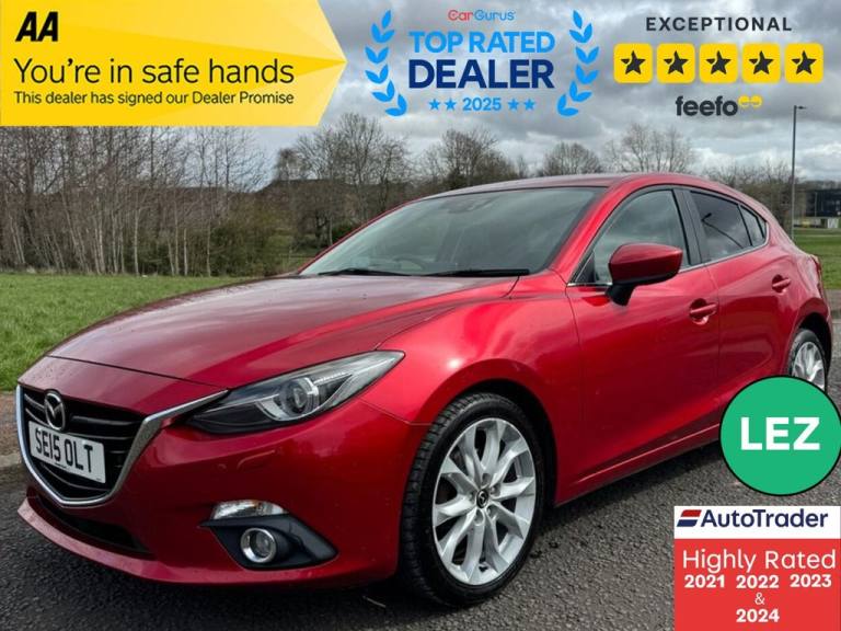 2015 Mazda Mazda3 2.0 SKYACTIV-G Sport Nav Hatchback 5dr Petrol Manual Euro 6 (s/s) (121 ps) Hatc...