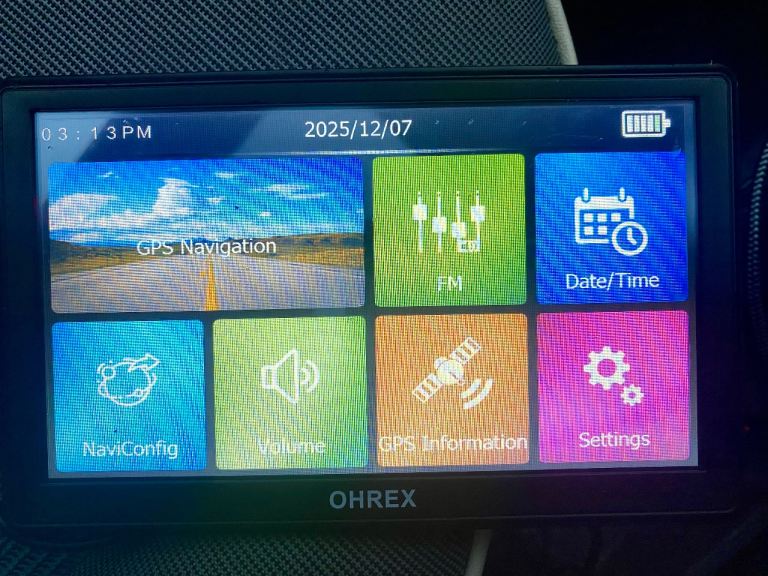 Ohrex 7 inch Sat Nav 