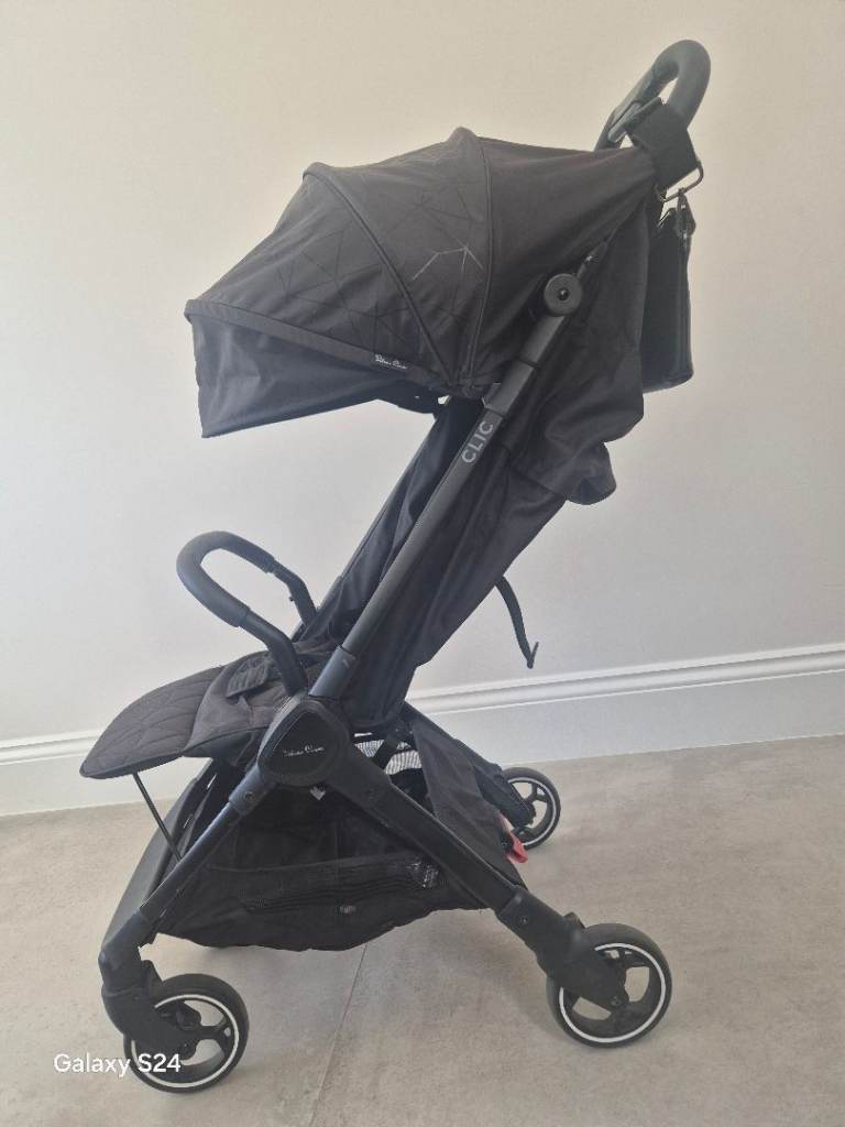 Silver Cross Clic Stroller – Black, Good Condition
