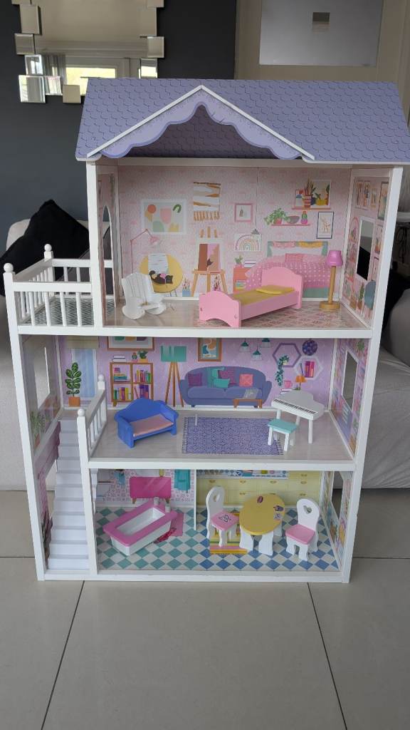 Wooden dolls house