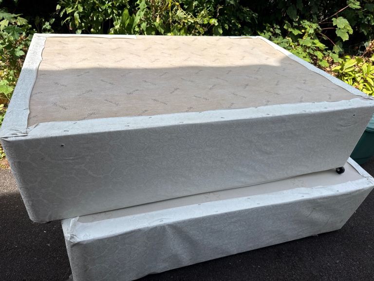 free  free free    Double Bed Divan Base – Two Halves,