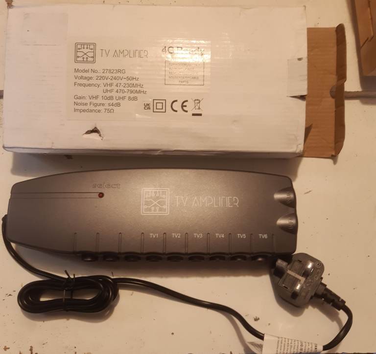 6 way tv aerial booster