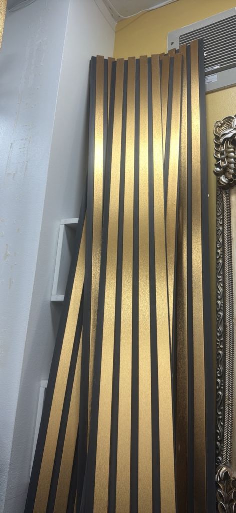 New Gold and Black Decorative Wall Panels