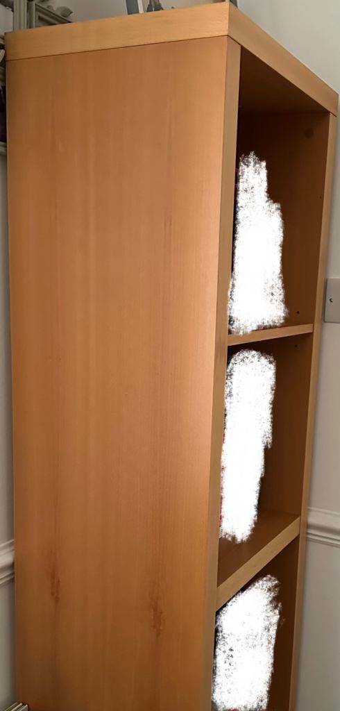 Light Wood Effect Bookshelf - Good Condition