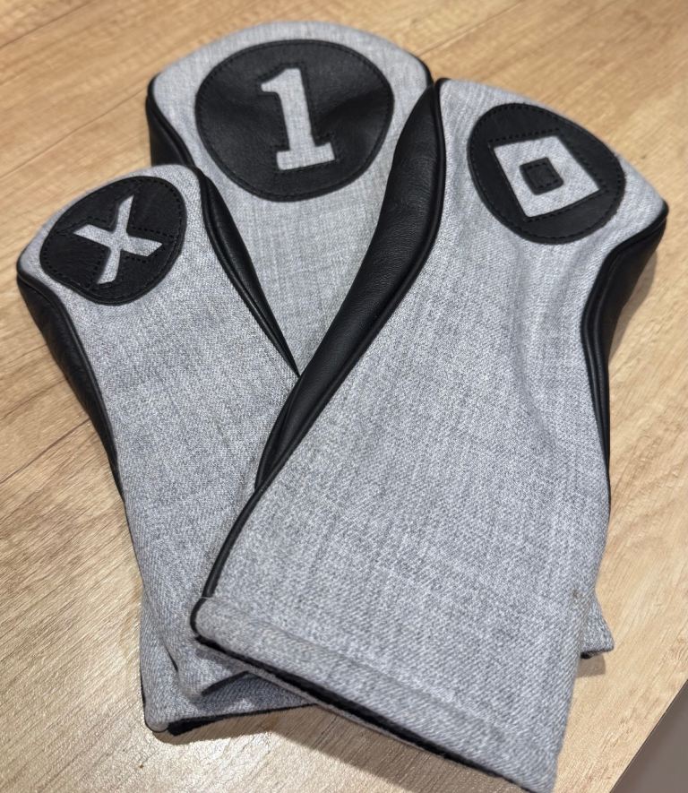 Titleist Heather and Leather Head covers 