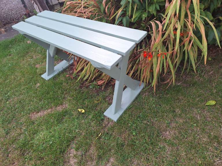 Hand made garden bench 