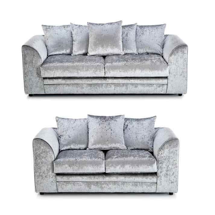 New Dylan L-Shaped Sofas Collection - Corner & 3+2 Seater Sofa Set - Uk Delivery
