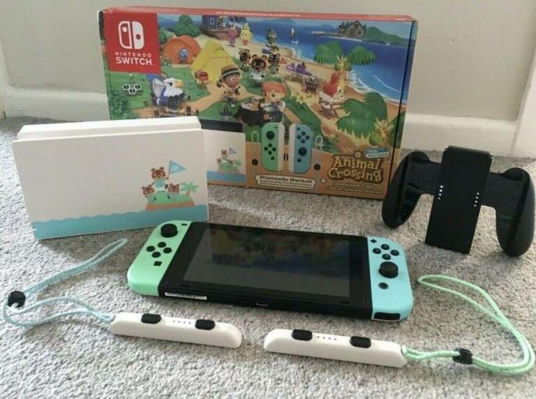 Nintendo Switch Console Animal Crossing Edition Boxed