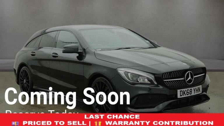 2018 Mercedes-Benz CLA 2.1 CLA220d AMG Line Night Edition Shooting Brake 5dr Diesel 7G-DCT Euro 6...
