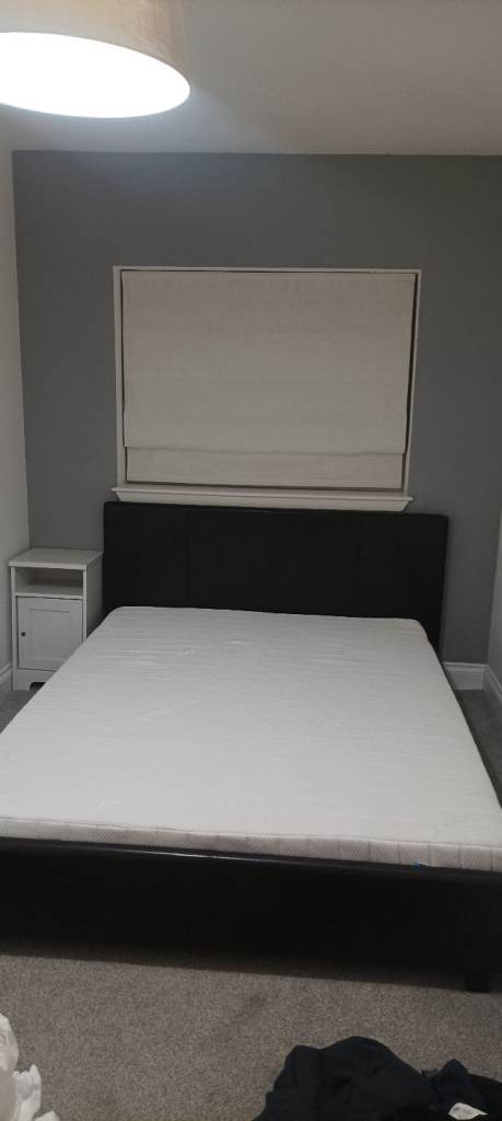 King Size Bed + Mattress 