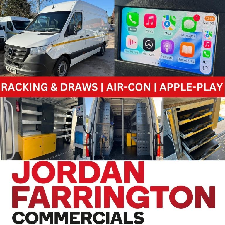 2021 MERCEDES BENZ SPRINTER 315 RWD EURO 6 UTILITY SPEC MOBILE WORKSHOP VAN